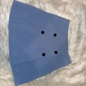 MONKI A-line mini skirt with buttons